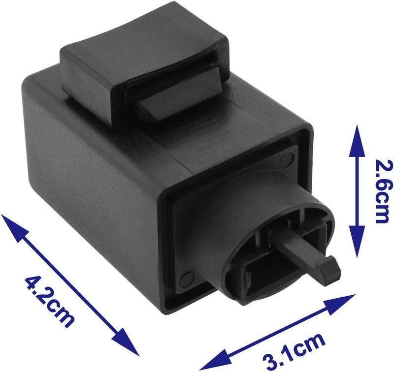 OTOTEC 2Pcs LED Indicator Flasher Relay 3 Pin Compatible with Honda CRF300L VTR1000F Fast Flash Fix 38300KK9951 Motorcycle LED Turn Signal Accessories - Image 4